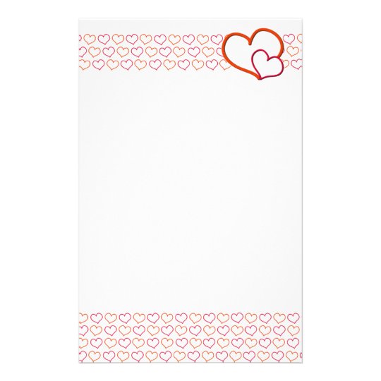 Hearts Stationery | Zazzle.com