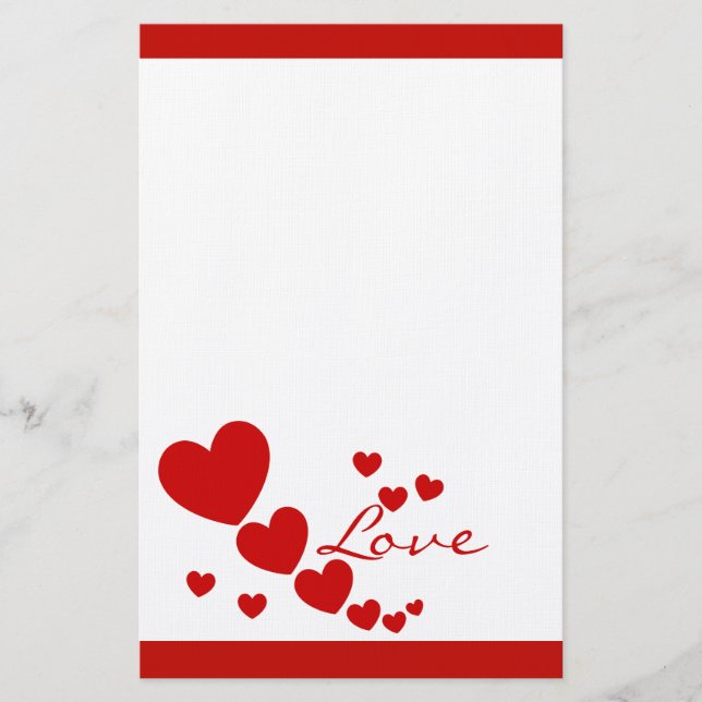 Hearts Stationery (Front)