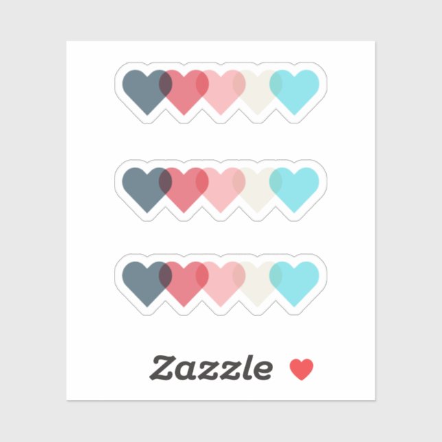 Hearts Sticker (Sheet)