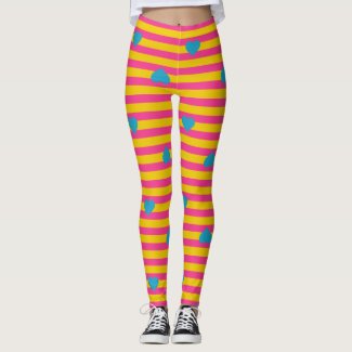 Hearts & Stripes Leggings