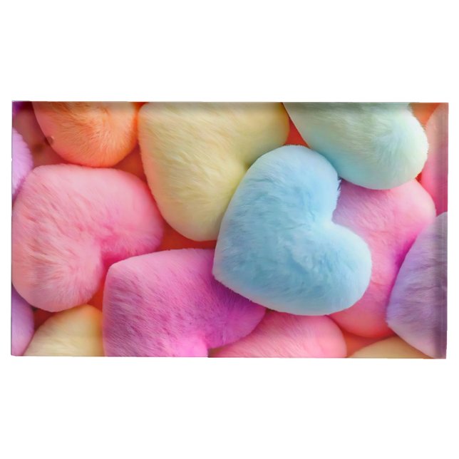 Hearts Table Card Holder (Front)