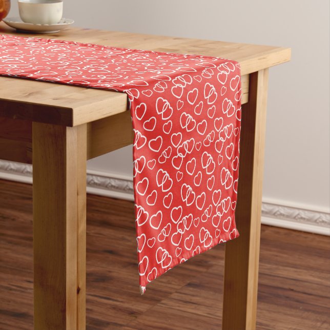 Hearts Table Runner (In Situ)