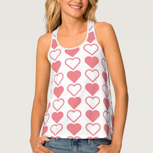 Hearts Tank Top (Front)