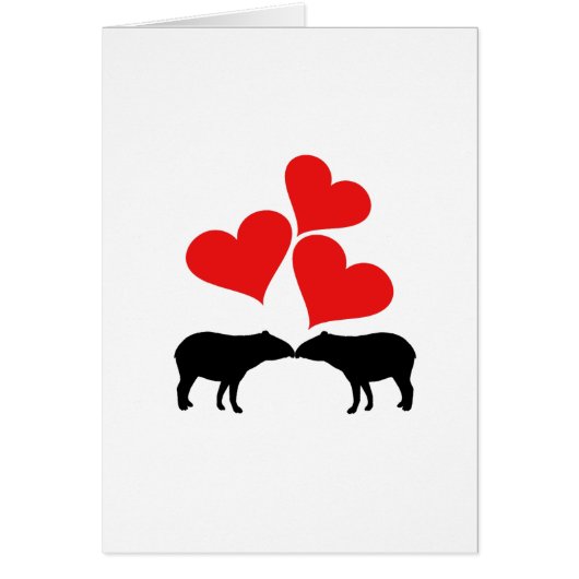 Hearts & Tapirs Cards (Front)