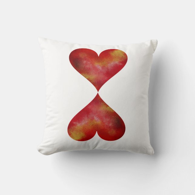 Hearts Throw Cushion 41 cm x 41 cm (Front)