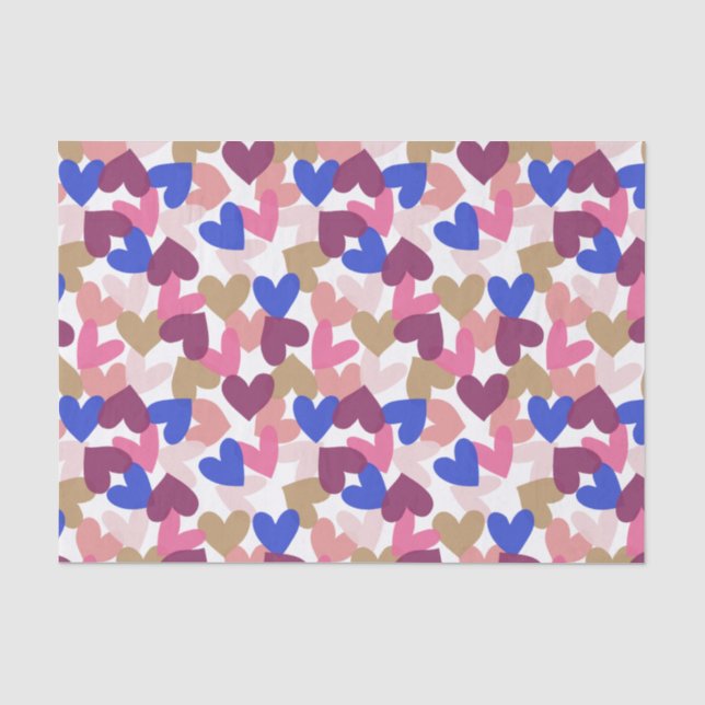Hearts Tissue Paper (Front)