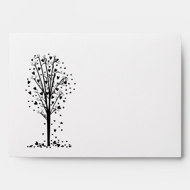Hearts Tree Envelope (Front)