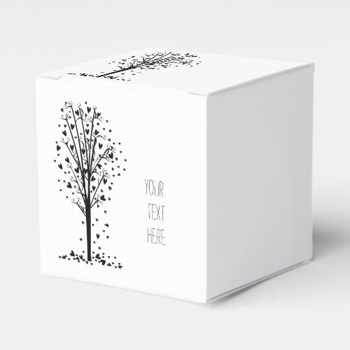 Hearts Tree Favor Boxes