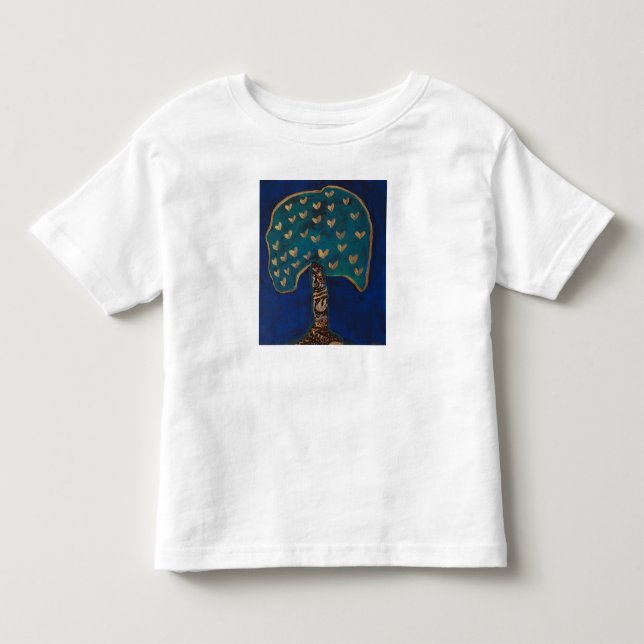 Hearts Tree Toddler Fine Jersey T-Shirt (Front)