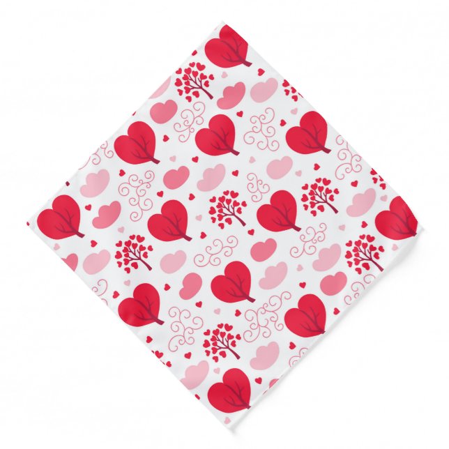 Hearts Trees Bandana (Front)