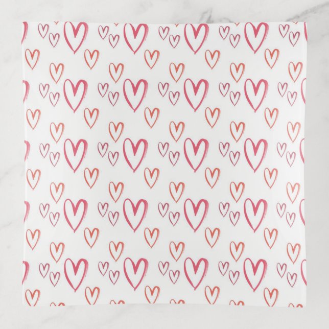 Hearts Trinket Tray (Front)