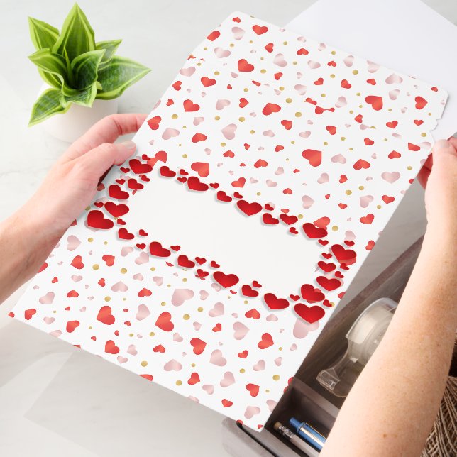 Hearts Valentine Design Envelope Mailer (Desk)