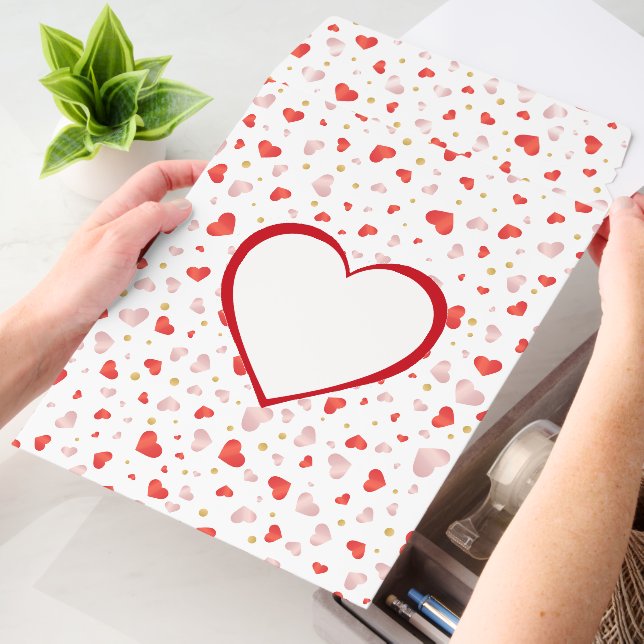 Hearts Valentine Design Envelope Mailer (Desk)
