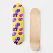 Hearts Valentine Joy Two-Tone Coffee Mug Card Magn Skateboard (Front)