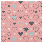 Hearts Valentine Pattern Fabric