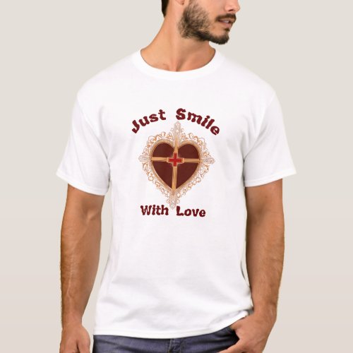 Hearts Valor Exquisite Heart with Sword Design T_Shirt