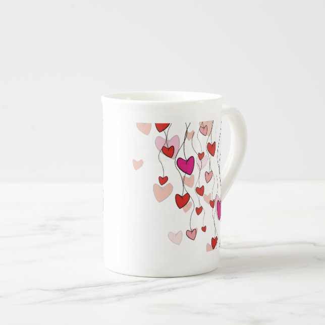 Hearts Vine Specialty Mugs (Front Right)