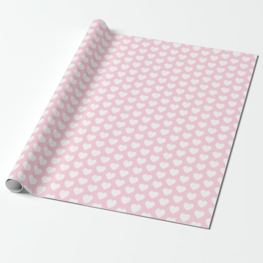 hearts wrapping paper
