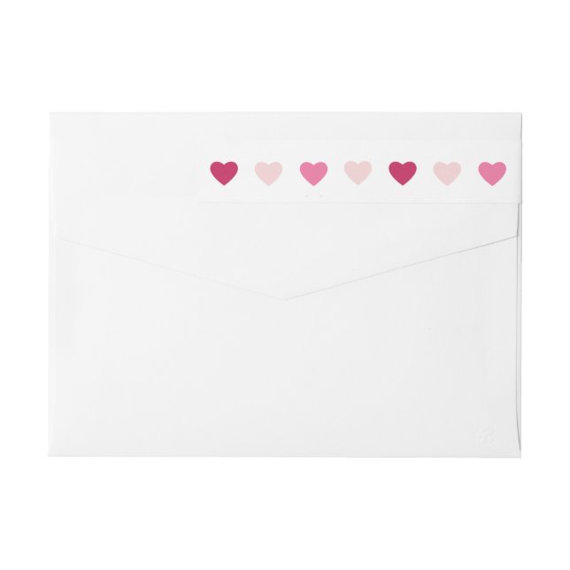 Hearts | White Wrap Around Label (Back)