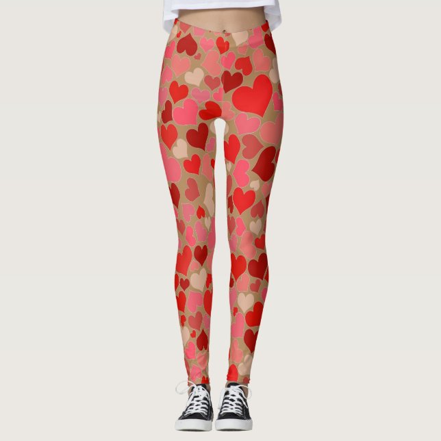 Hearts Women's Leggings (Front)