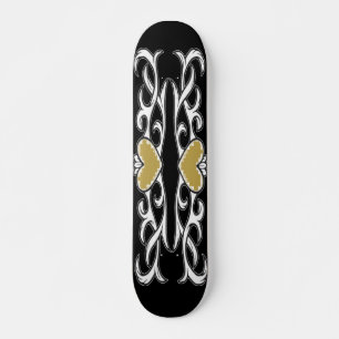 Hearts wrapped in vines Skateboard Deck