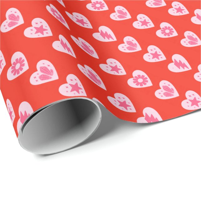 Hearts Wrapping Paper (Roll Corner)