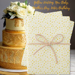 Hearts-Yellow Wedding-Mothers Day-Valentine Wrapping Paper Sheets<br><div class="desc">Hearts in various shades of darker yellows on a light yellow background. Other colorways available.</div>