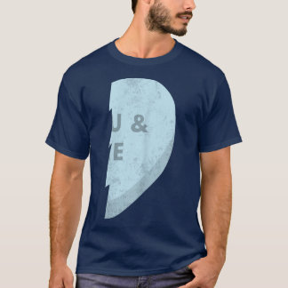Hearts You & Me T s Matching BFF Outfits Valentine T-Shirt