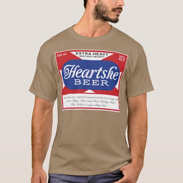 Heartshe Beer T-Shirt (Front)