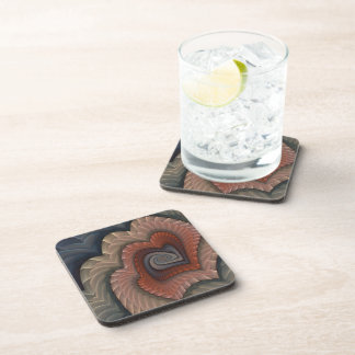 Heartsick Abstract Heart Coaster