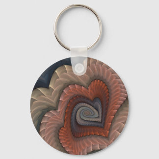 Heartsick Abstract Keychain