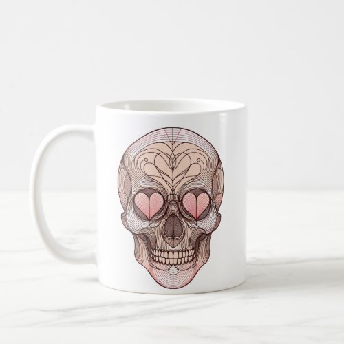 HeartSight Skull  Coffee Mug