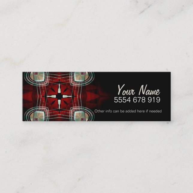 HeartStar Profile/Business Card (Front)