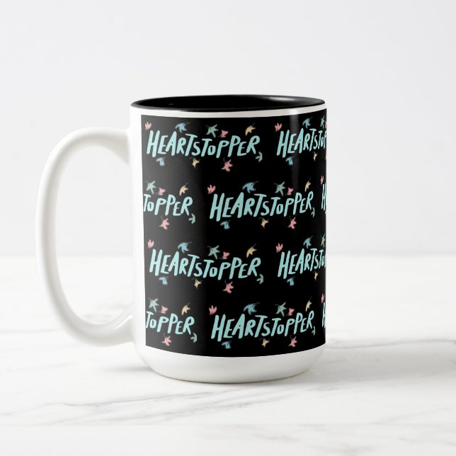 Heartstopper Black Two-Tone Coffee Mug (Left)