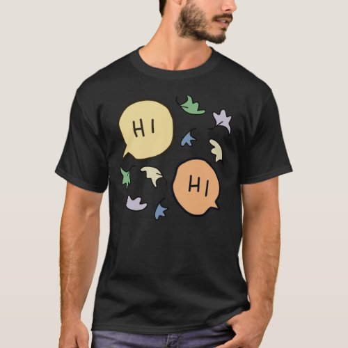 heartstopper hi with leaves Classic T_Shirt