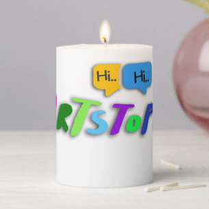 Heartstopper Pillar Candle