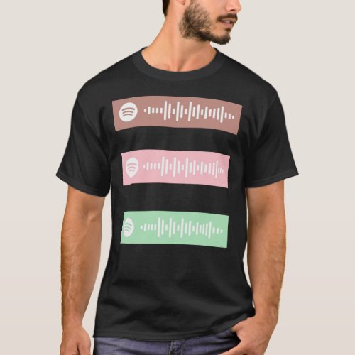 heartstopper soundtrack spotify code Stickerpng T_Shirt