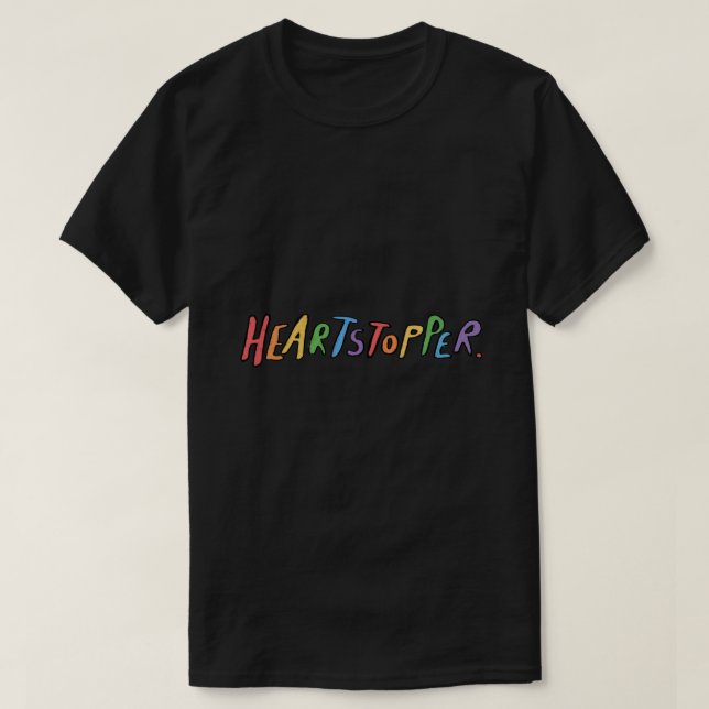 Heartstopper Sticker T-Shirt (Design Front)