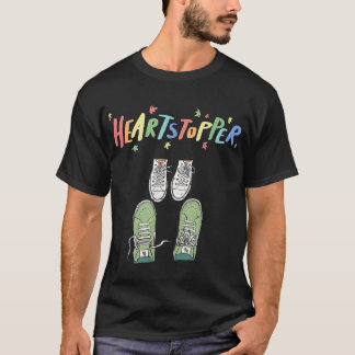 Heartstoppers Leaves Cute Shoes Heartstopper Love  T-Shirt
