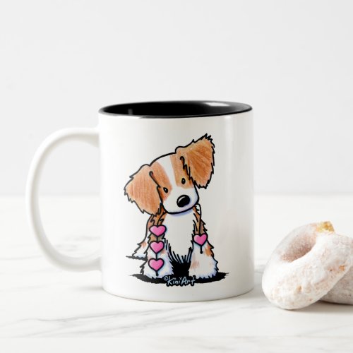 Heartstrings Brittany Personalized Two_Tone Coffee Mug