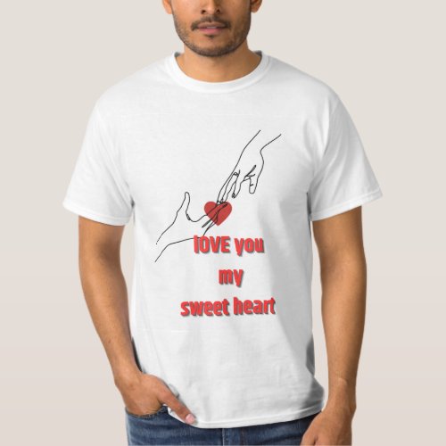  Heartstrings Valentines Day T_Shirt 