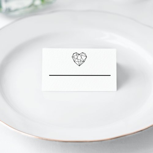 Heartstrings Wedding Place Card