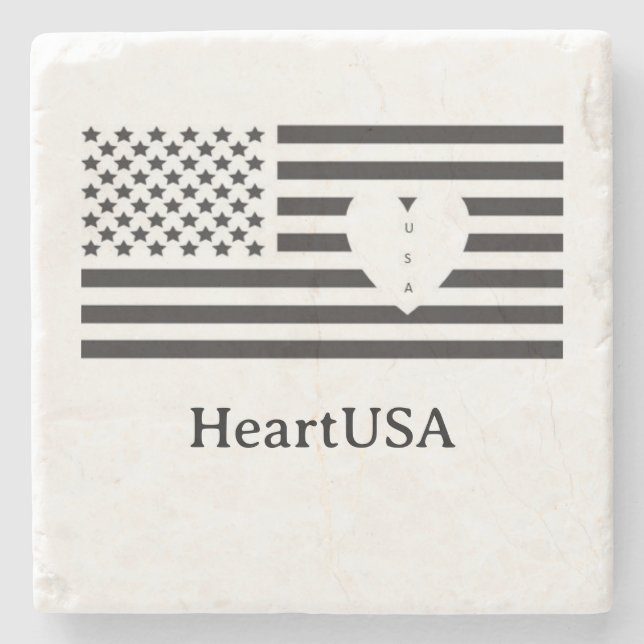HeartUSA Coasters  (Front)