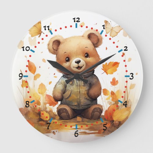 Heartwarming Cuddly Bear Clock 