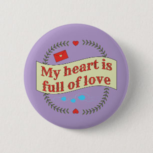 Heartwarming Message Design Button