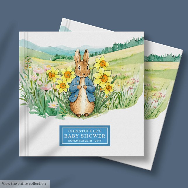 Heartwarming Peter Rabbit Baby Shower Guest Book (Heartwarming Peter Rabbit Baby Shower Guest Book Boy)