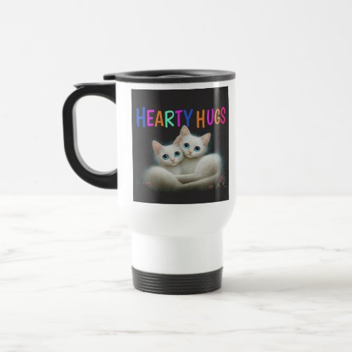 Hearty Hugs Coffee Mugs for Cat Moms