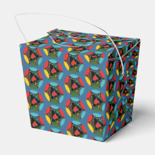 Hearty Portuguese Christmas baunle pattern Favor Boxes