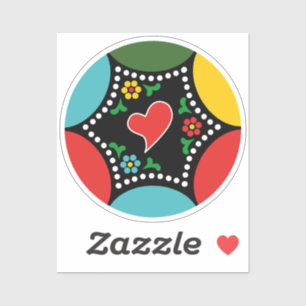 Hearty Portuguese Christmas Party and Gifts Sticker
