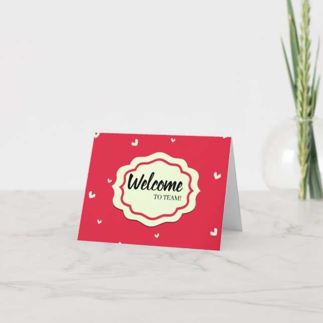 Hearty Welcome To The Guest Postcard (Front)